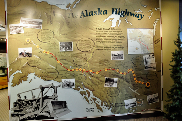 map of the Alaska Highway